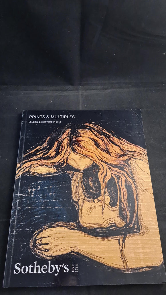 Sotheby's 26 September 2018, Prints & Multiples, London