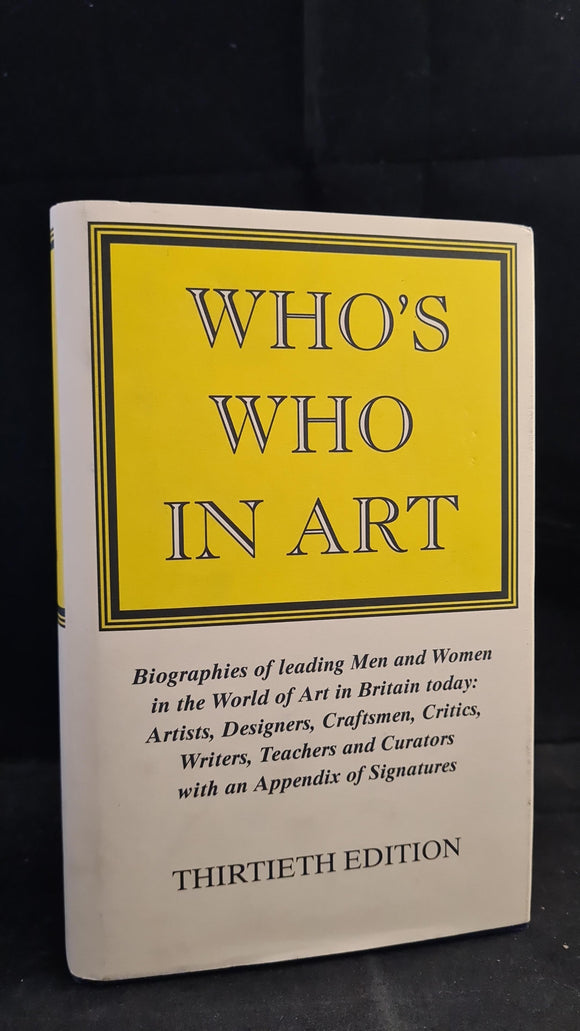 Who's Who in Art, Thirtieth Edition, The Art Trade Press, 2002