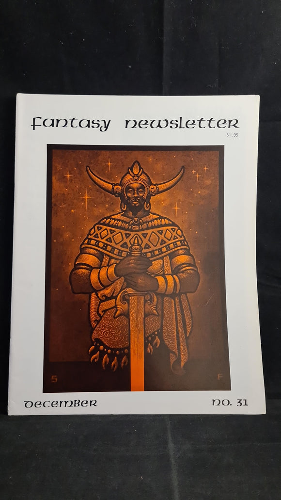 Fantasy Newsletter Volume 3 Number 12 December 1980, Number 31