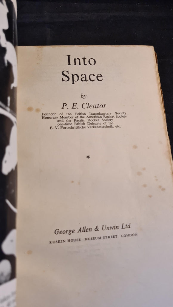 P E Cleator - Into Space, George Allen, 1953