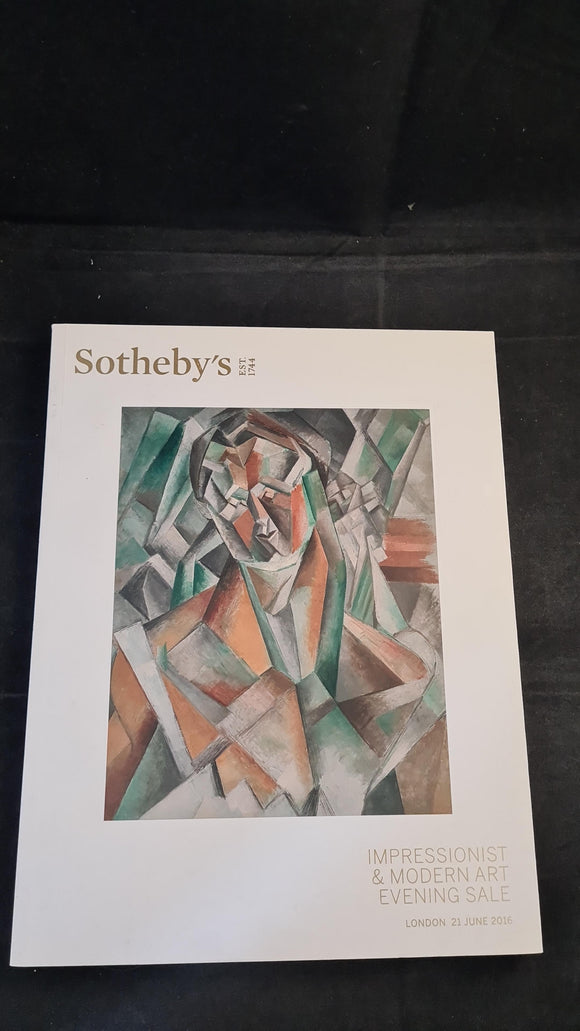 Sotheby's 21 June 2016, Impressionist & Modern Art, London