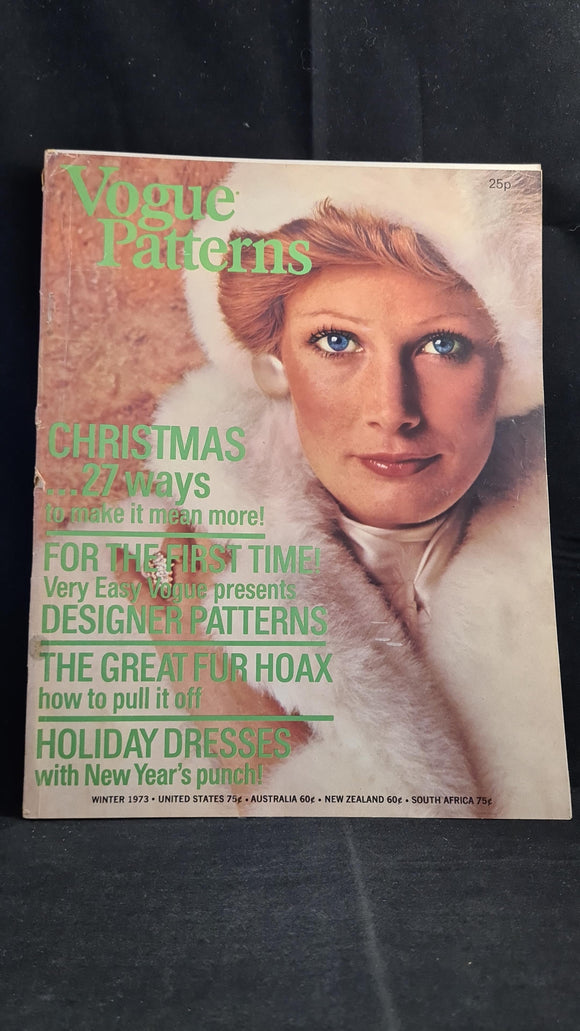 Vogue Patterns x 3 Summer 1972, Winter 1973 & Autumn 1974