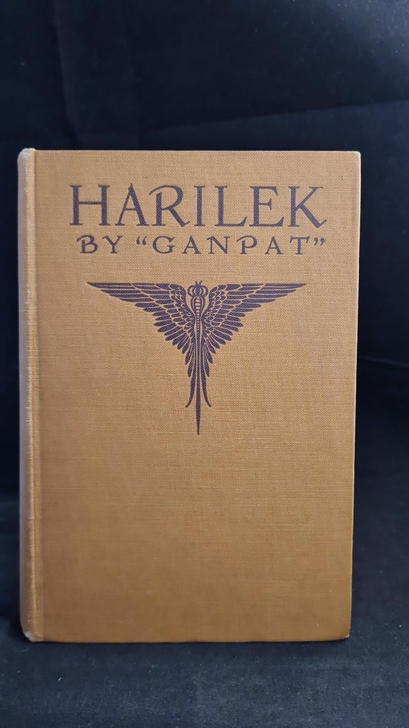 Ganpat - Harilek, Houghton Mifflin, 1923, Signed