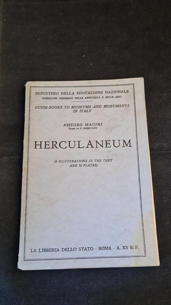 Amedeo Maiuri - Herculaneum, La Libreria Dello Stato, Rome, Number 53