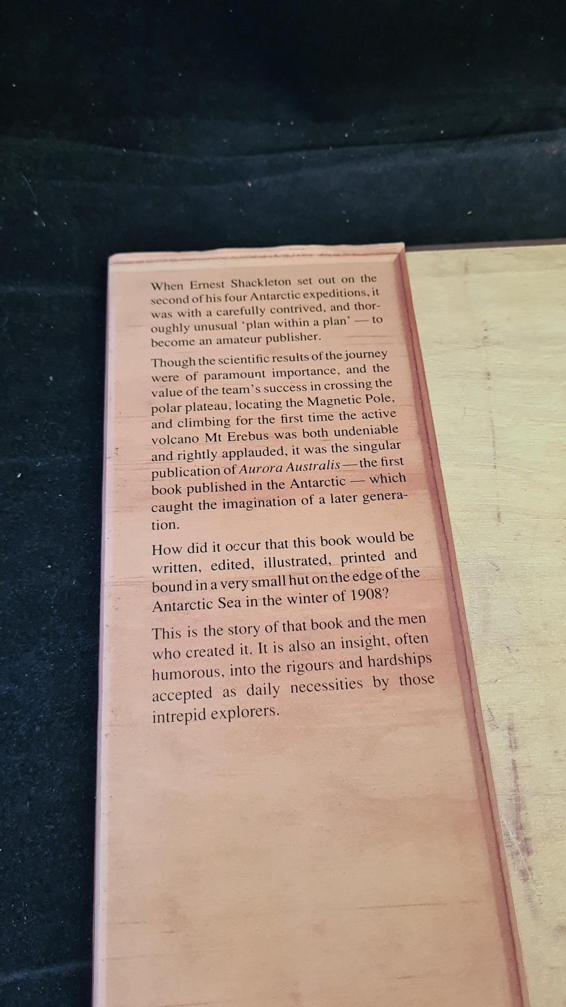E H Shackleton - Aurora Australis, Airlife Publishing, 1988 – Richard ...