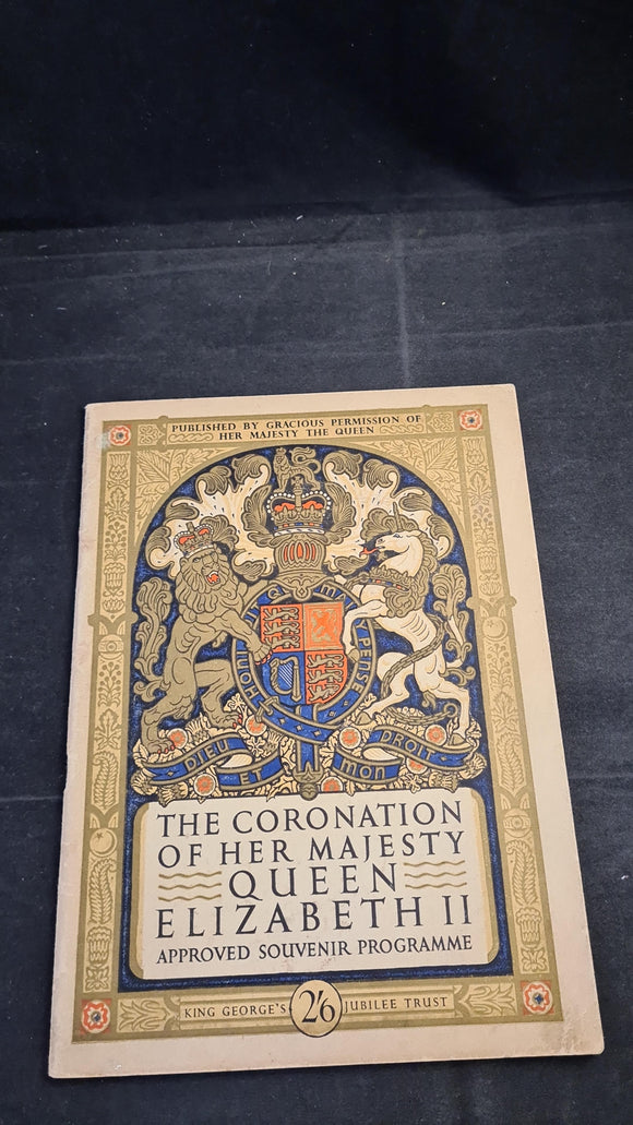 Coronation of Her Majesty Queen Elizabeth II, 2 June 1953, Approved Souvenir Programme