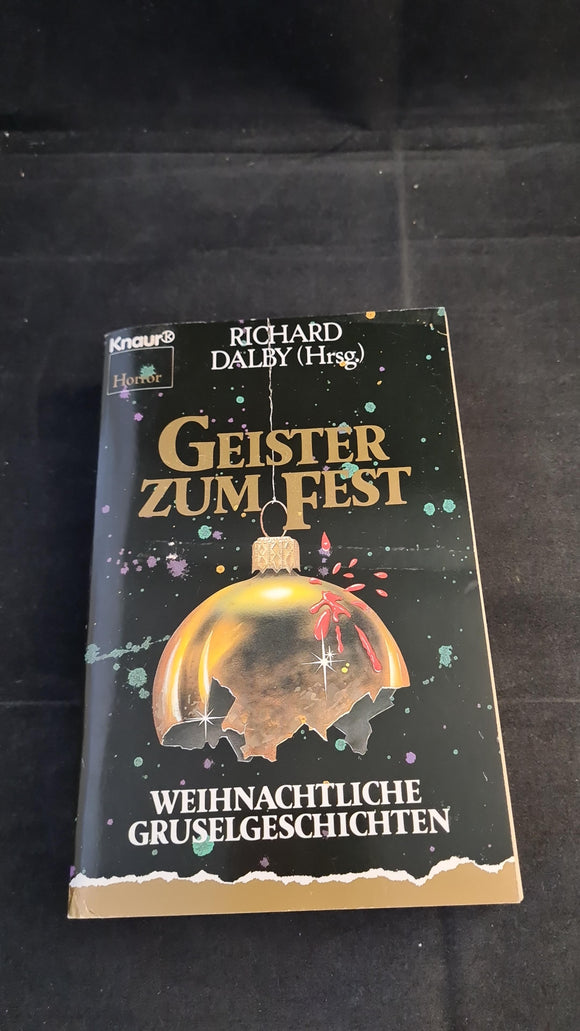 Richard Dalby - Geister zum Fest, Knaur, 1992, German Edition, Paperbacks