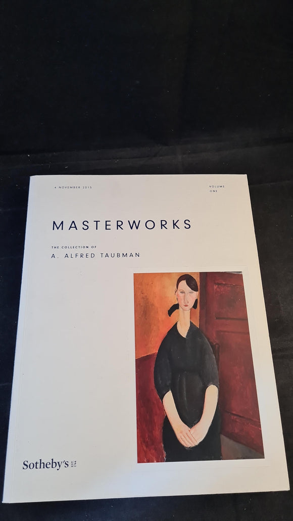 Sotheby's 4 November 2015 - Masterworks The Collection of A Alfred Taubman New York