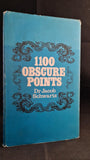 Jacob Schwartz - 1100 Obscure Points, Chatford House Press, 1969