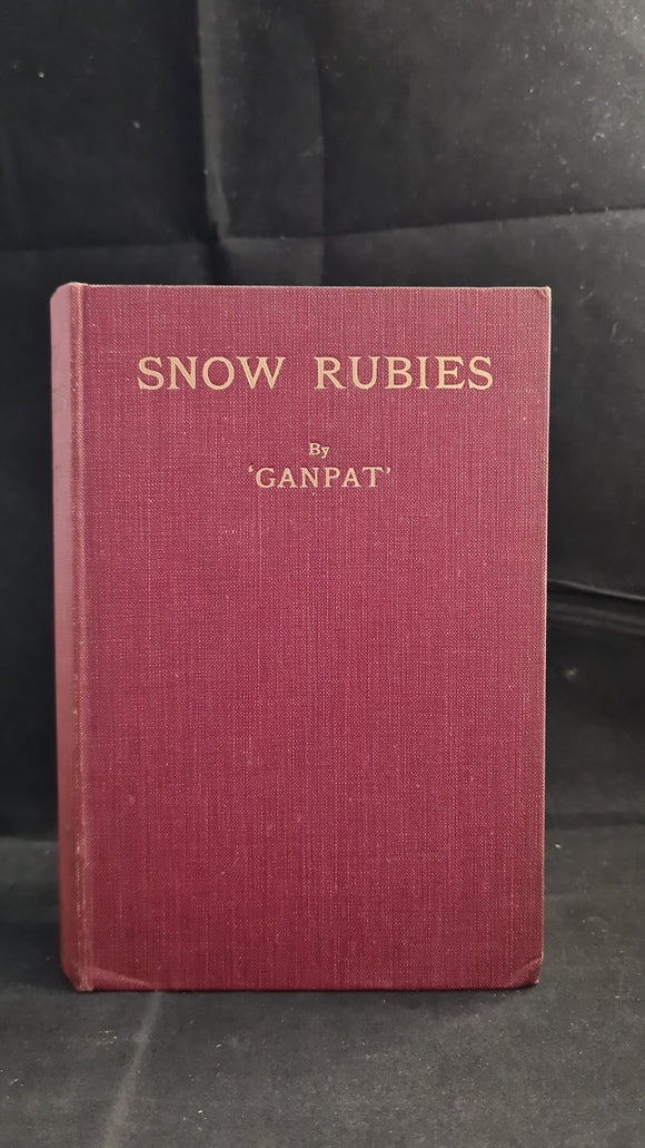 Ganpat - Snow Rubies, William Blackwood, 1925