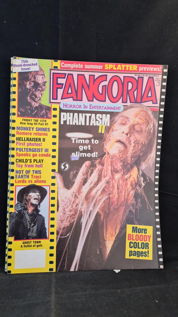 Fangoria Number 75 Volume 8 July 1988