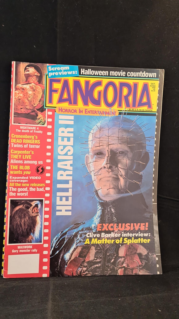 Fangoria Number 78 Volume 8 October 1988