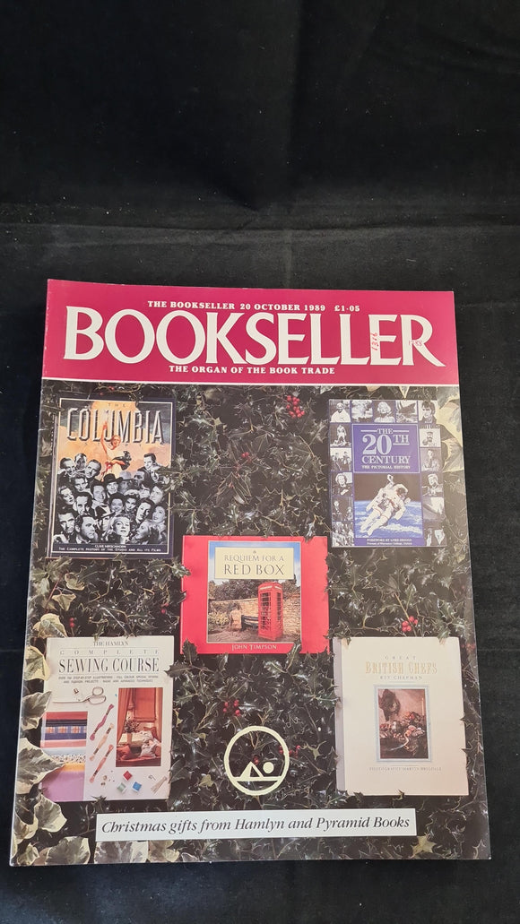 The Bookseller 20 October 1989, The Organ of The Book Trade
