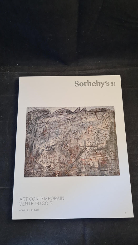 Sotheby's 6 June 2017, Art Contemporain Vente Du Soir, Paris