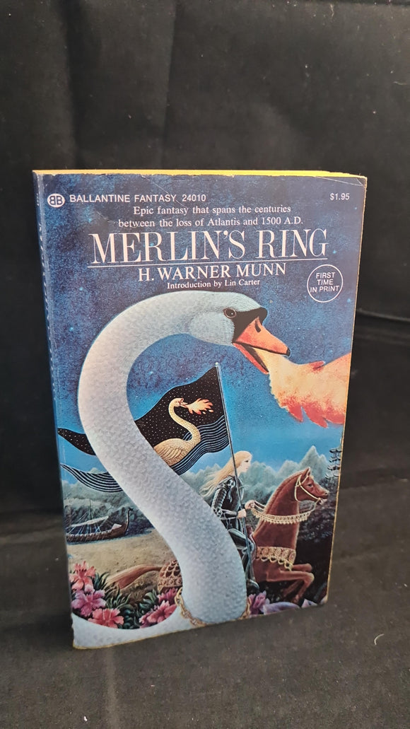 H Warner Munn - Merlin's Ring, Ballantine Books, 1974, Paperbacks, Inscribed, Signed