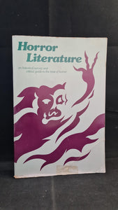 Marshall B Tymn - Horror Literature, A Core Collection & Reference Guide, Bowker, 1981