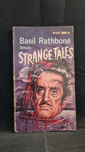 Basil Rathbone - Strange Tales, Belmont Books, 1968, Paperbacks