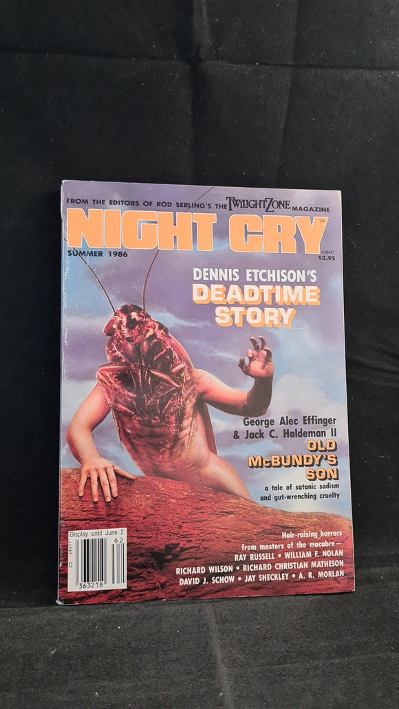 Night Cry - The Magazine Of Terror, Volume 1 Number 6 Summer 1986, Dennis Etchison