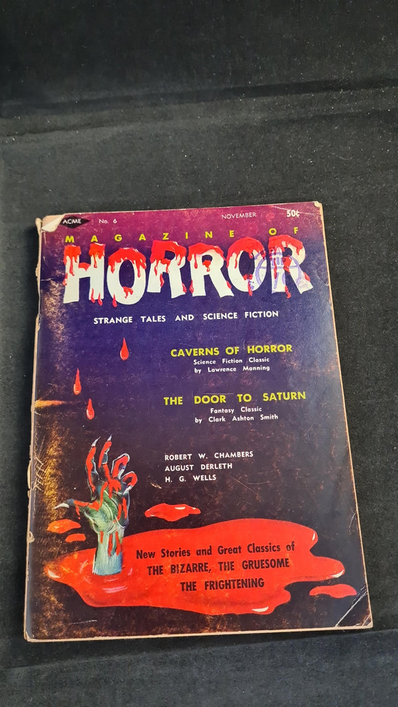 Magazine of Horror Volume 1 Number 6, No. 6 November 1964