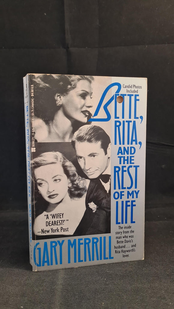 Gary Merrill - Bette, Rita & the Rest of My Life, Berkley Books, 1990, Paperbacks