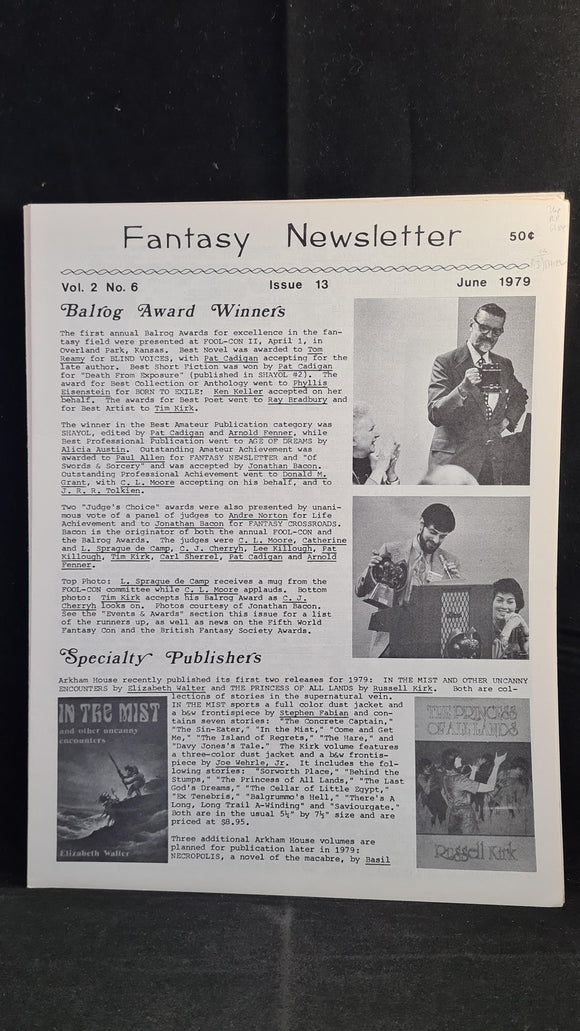 Fantasy Newsletter Volume 2 Number 6 Issue 13 June 1979