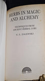 C L Zalewski - Herbs in Magic and Alchemy, Prism Press, 1991, Paperbacks