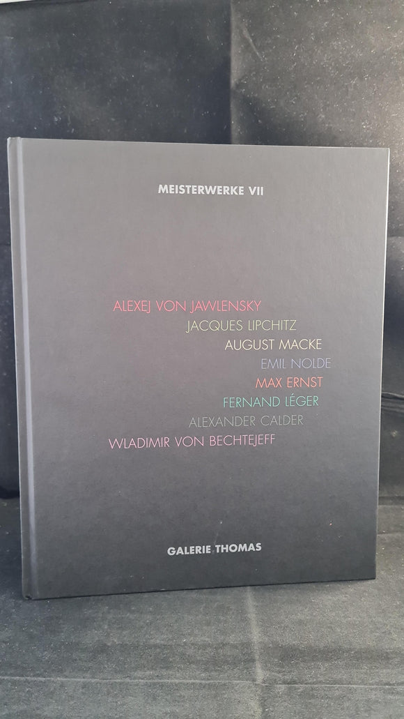 Masterpieces VII Catalogue 137, Galerie Thomas 2020, German Edition