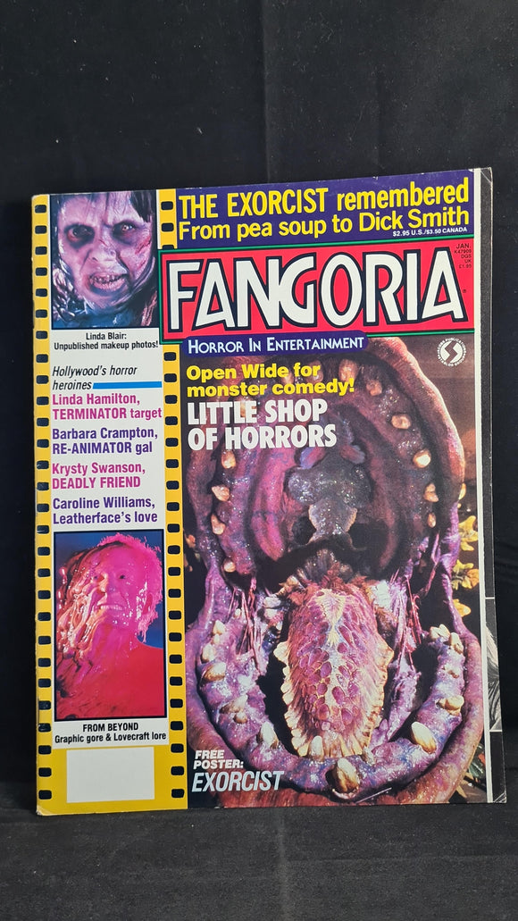 Fangoria Magazine Number 60 January 1987