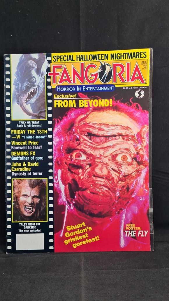 Fangoria Magazine Number 59 December 1986
