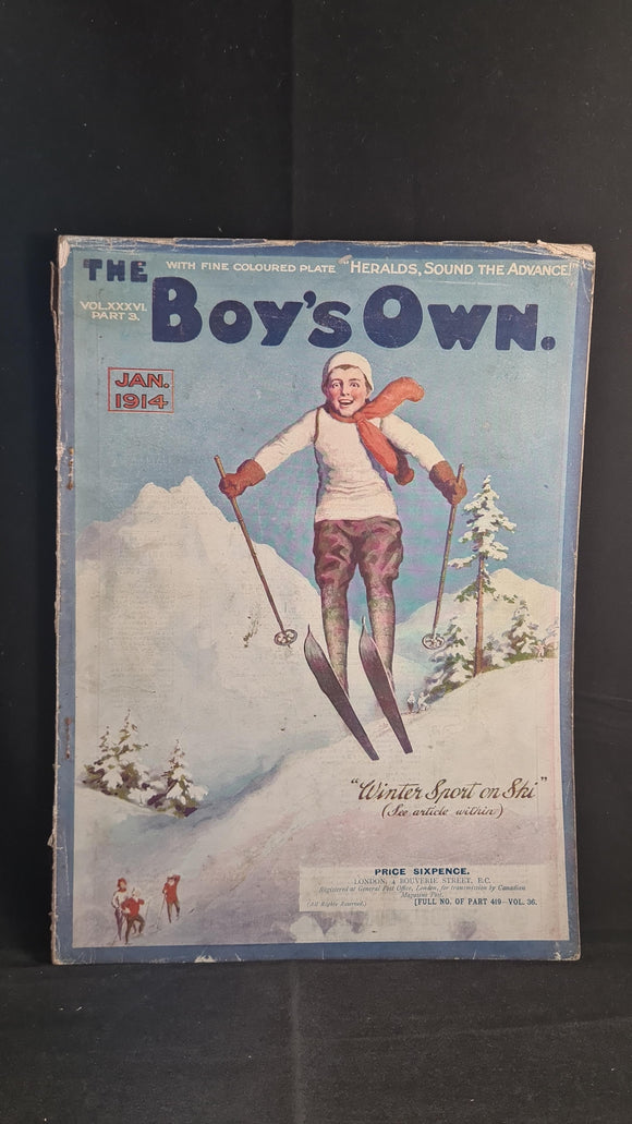 The Boy's Own Paper XXXVI Part 3, January 1914, Jules Verne & E Charles Vivian