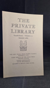 The Private Library Fourth Series Volume 2 Number 3 Autumn 1989