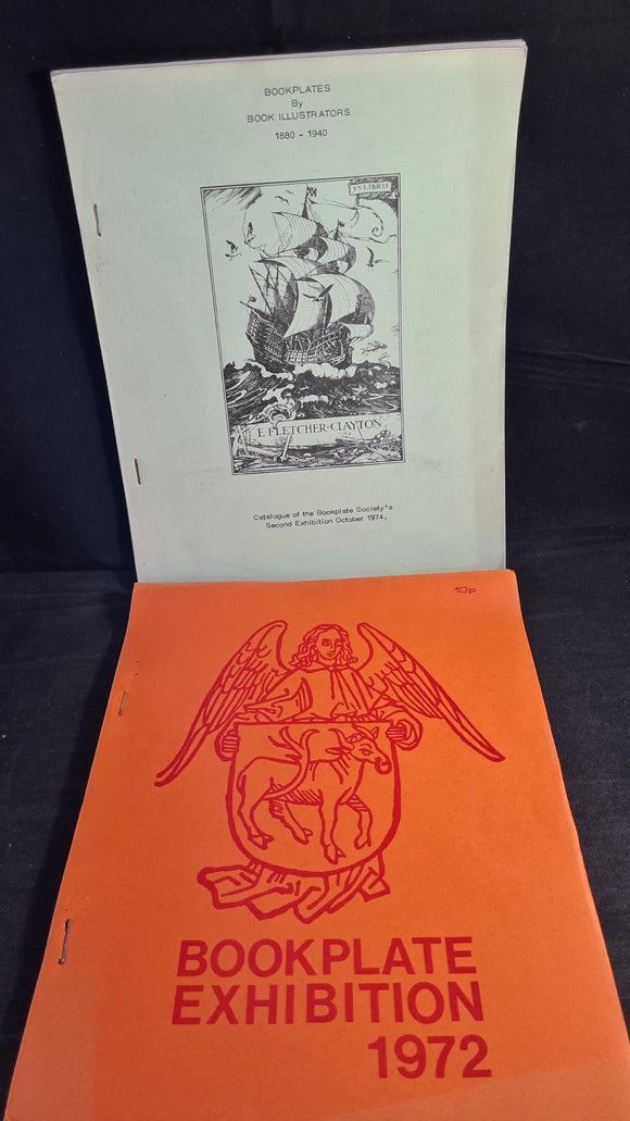 Bookplates by Book Illustrators 1880-1940 October 1974 & Bookplate Exhibition 1972