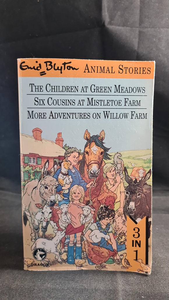 Enid Blyton - Animal Stories, 3 in 1, Dragon, 1989? Paperbacks