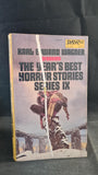 Karl Edward Wagner - The Year's Best Horror Stories x 9, Daw Books, 1982, Signed, Letter