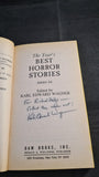 Karl Edward Wagner - The Year's Best Horror Stories x 9, Daw Books, 1982, Signed, Letter