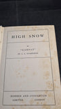 Ganpat - High Snow, Hodder & Stoughton, 1927, First Edition