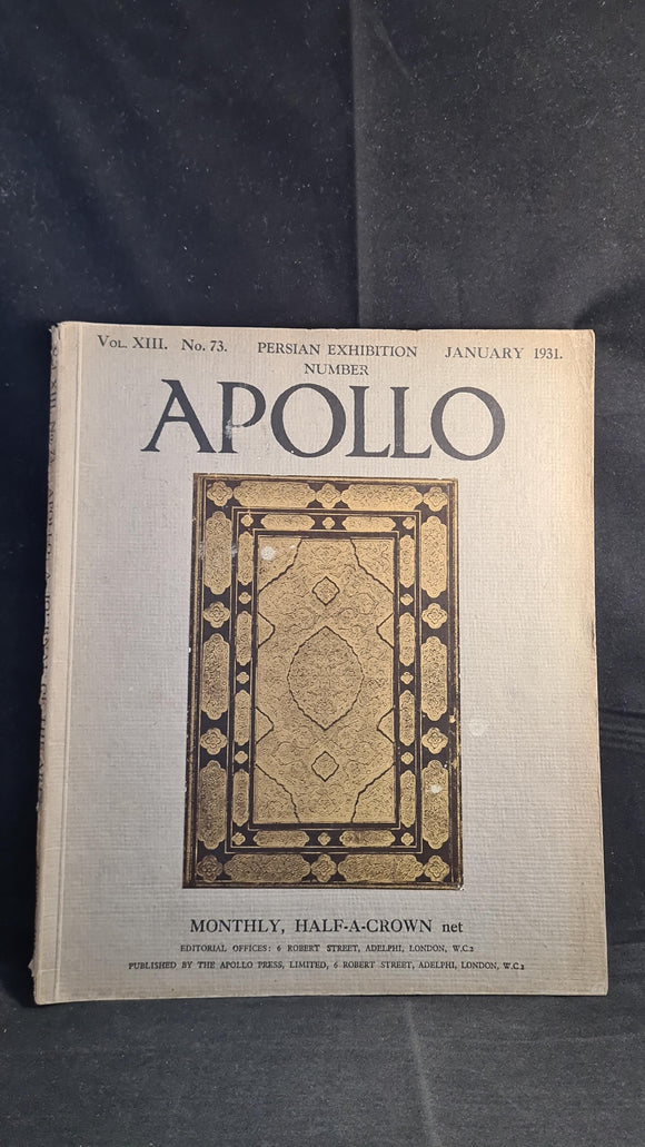 Apollo Number 73 January 1931, Persian Exhibition Number