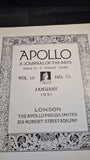 Apollo Number 73 January 1931, Persian Exhibition Number