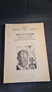 Max Pechstein 8 8 - 15 10 1989, Cappenberg Castle, An Exhibition by the Unna District, German