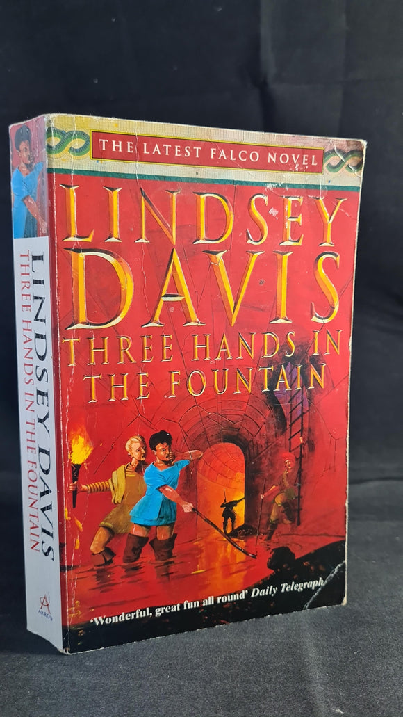 Lindsey Davis - Three Hands in The Fountain, Arrow Books, 1998, Paperbacks