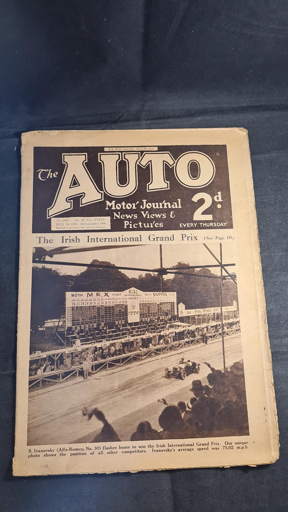 The Auto Motor Journal July 18, 1929