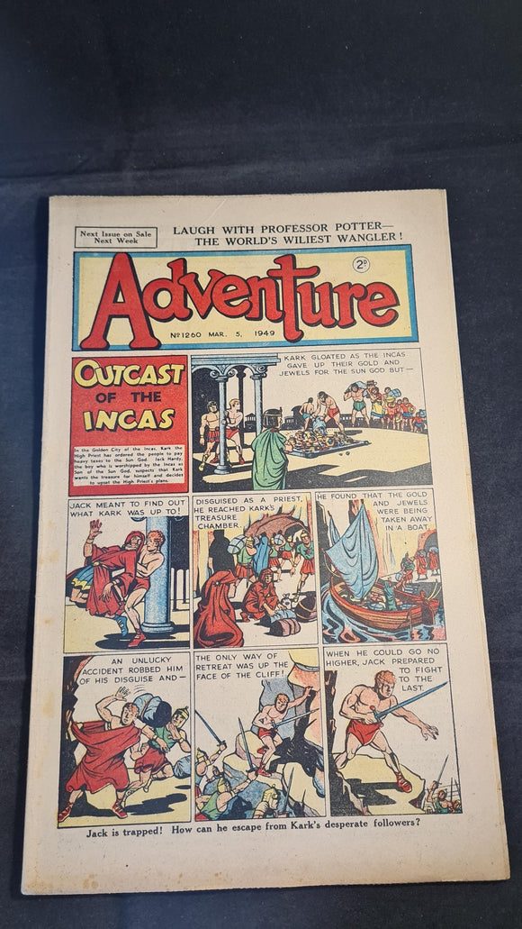 Adventure Magazine Number 1260, March 5, 1949