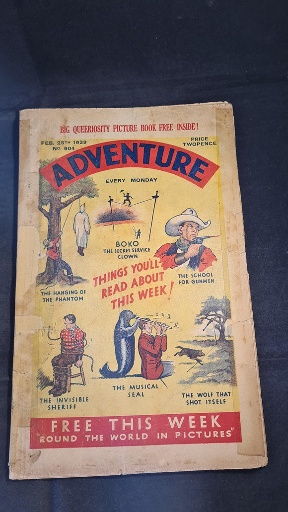 Adventure Magazine Number 904, February 25th 1939