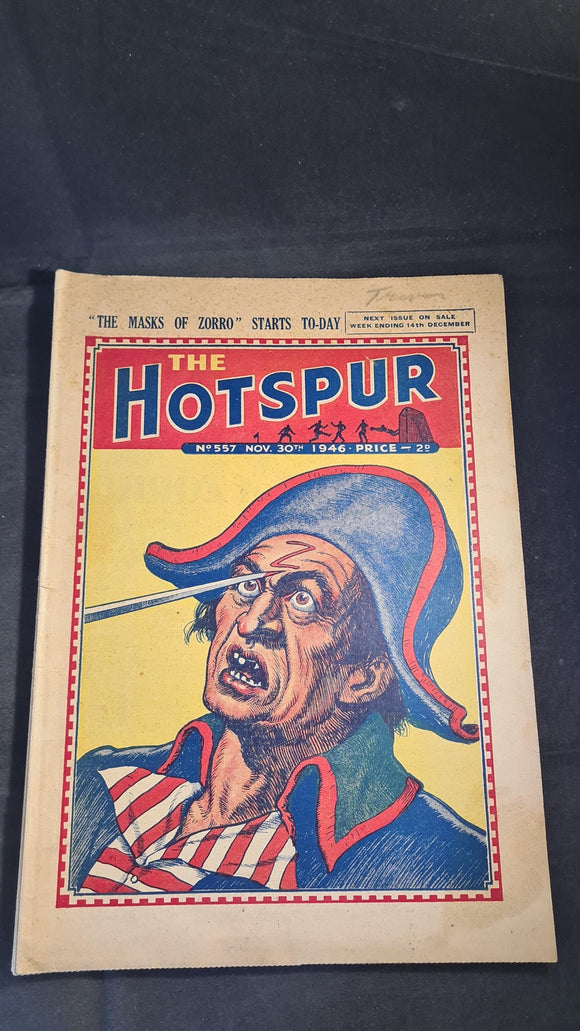 The Hotspur Magazine Number 557 November 30th 1946