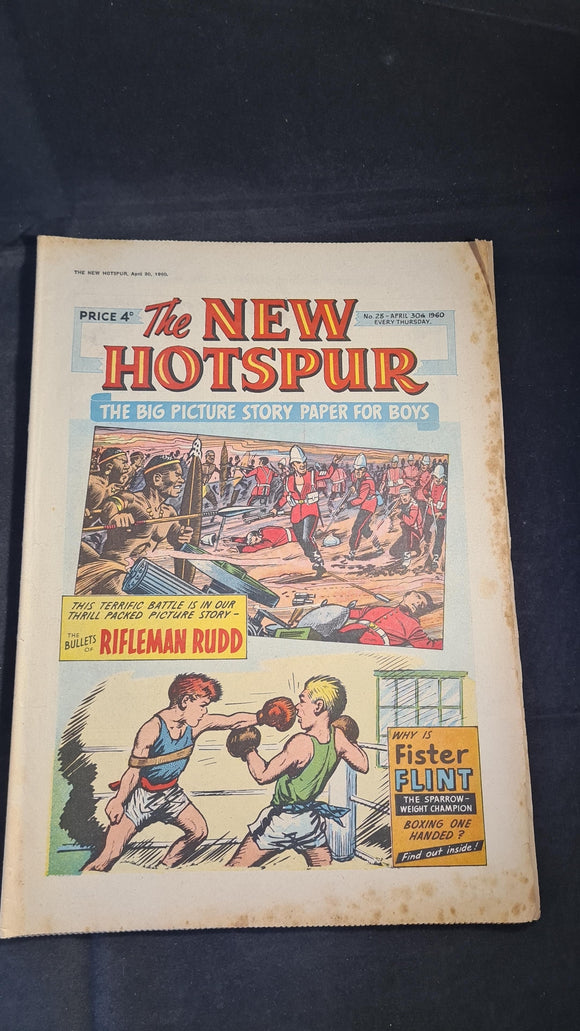 The New Hotspur Magazine Number 28 April 30th 1960