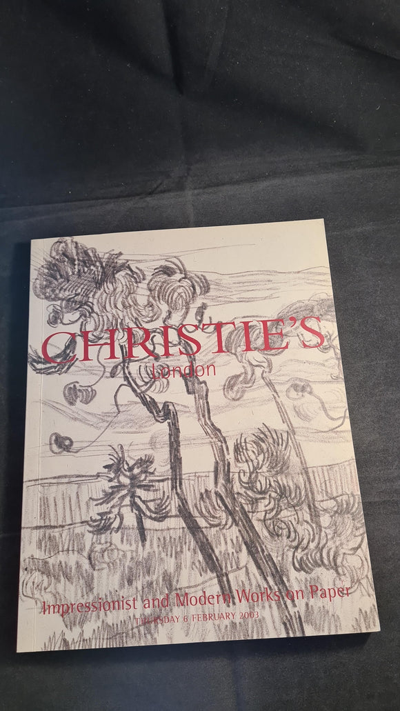 Christie's 6 February 2003, Impressionist & Modern Works on Paper, London