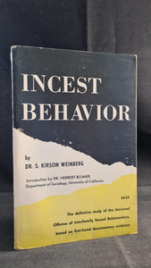 S Kirson Weinberg - Behavior, Citadel Press, 1965, Paperbacks