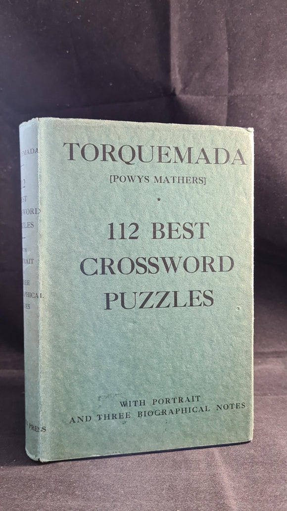 Torquemada - 112 Crossword Puzzles, Pushkin Press, 1942, First Edition