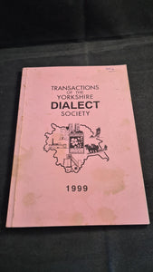 Arnold Kellett - Transactions of the Yorkshire Dialect Society, 1999