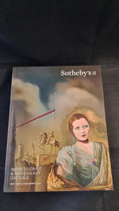 Sotheby's 15 November 2016, Impressionist & Modern Art, New York